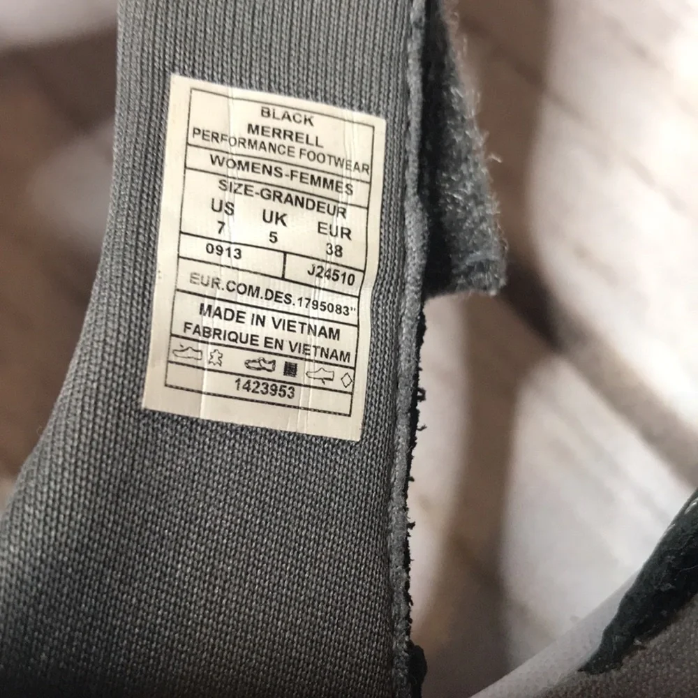 Merrell Azura Black Closed Toe Slingback Water Shoes Sandals Woman’s Size 7 - Picture 13 of 14